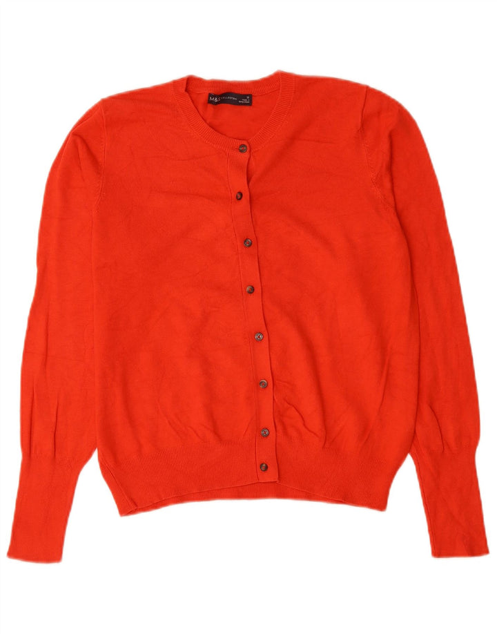 Sweter damski Marks & Spencer Crop Cardigan UK 12, średni czerwony