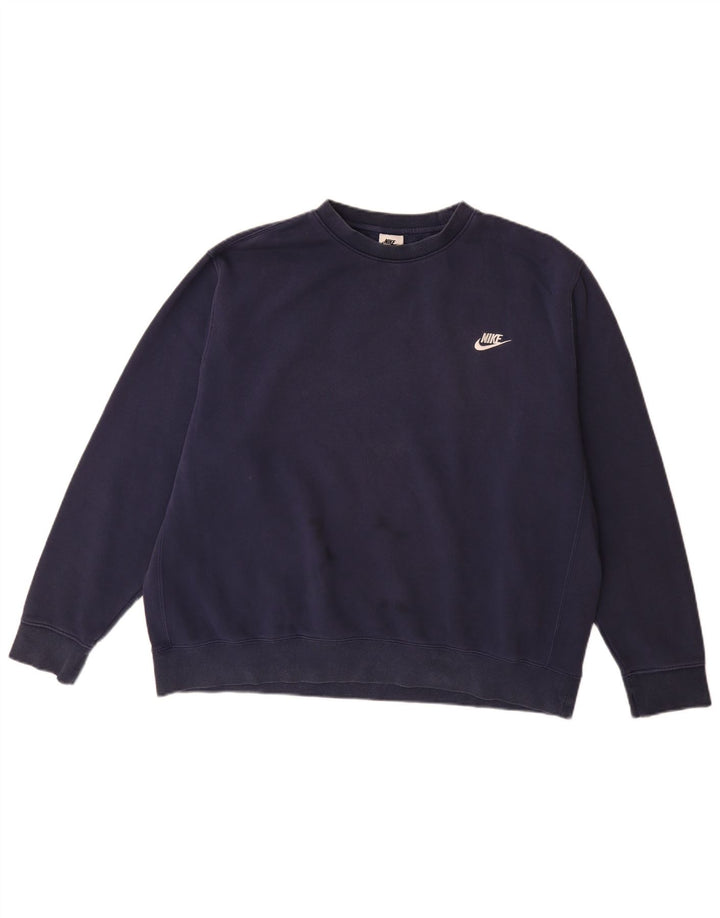 Bluza męska Nike XL, granatowa, bawełniana