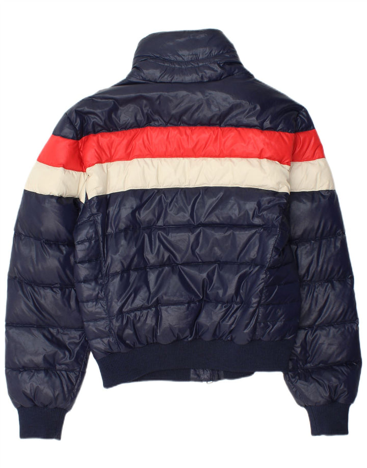 Męska kurtka bomberka Crust Padded Jacket UK 38, średni granat, blok kolorów