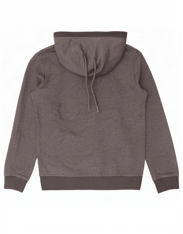 Gant Mens Graphic Hoodie Jumper Large Grey Cotton