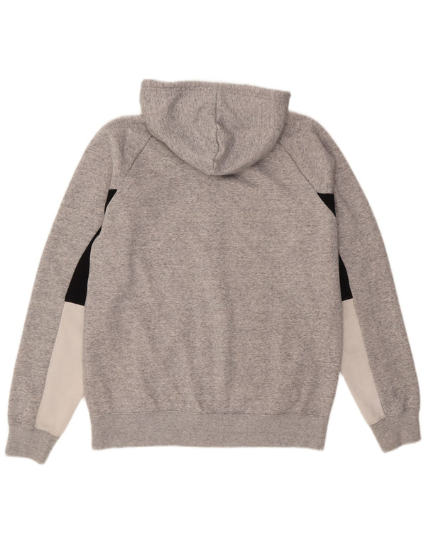 Męski sweter Champion z grafiką i zamkiem błyskawicznym, 2XL, szara bawełna z blokami kolorów