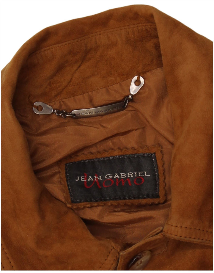 Zamszowa kurtka męska Jean Gabriel UK 40 Large Brown