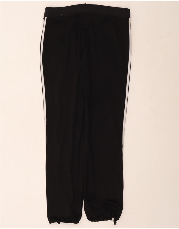 Damskie spodnie dresowe ADIDAS Joggers UK 14, duże, czarne, poliestrowe