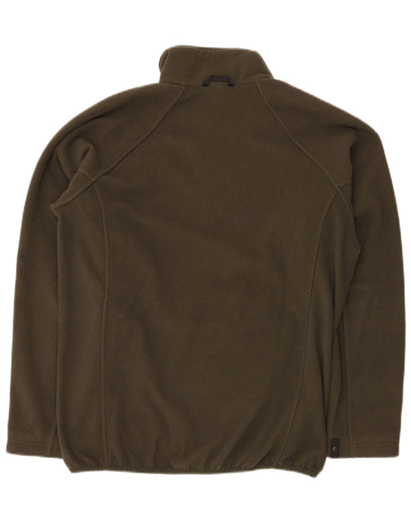 Męska kurtka polarowa THE NORTH FACE UK 36, mała, khaki, poliester