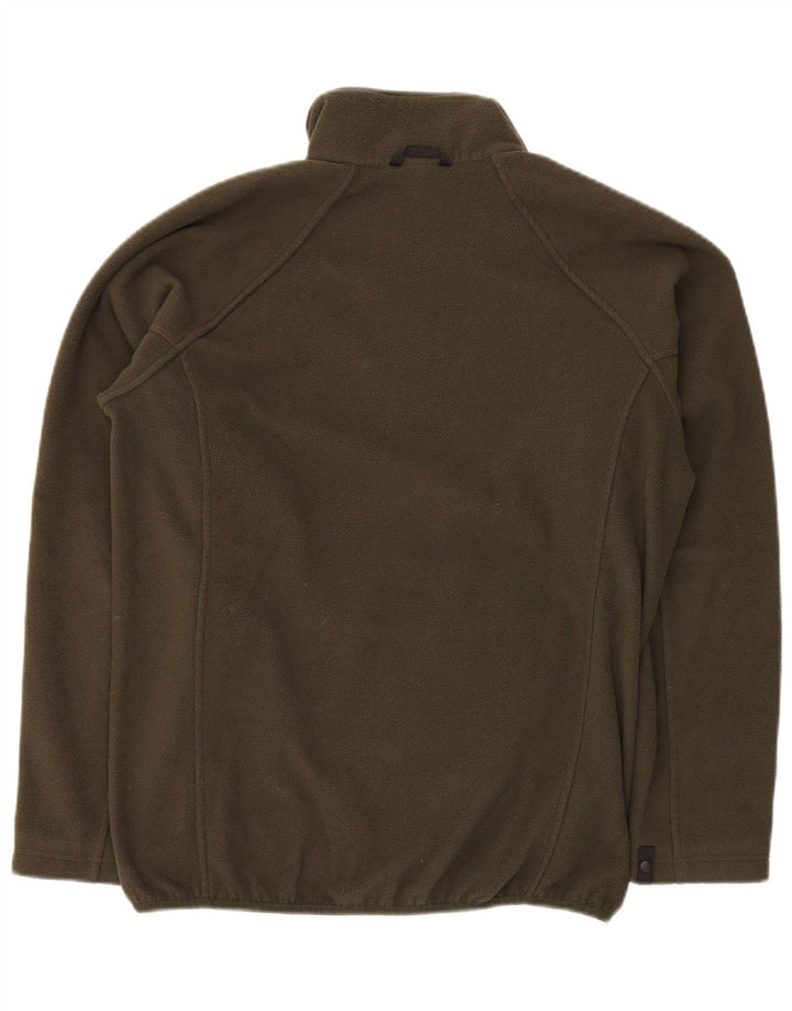 Męska kurtka polarowa THE NORTH FACE UK 36, mała, khaki, poliester