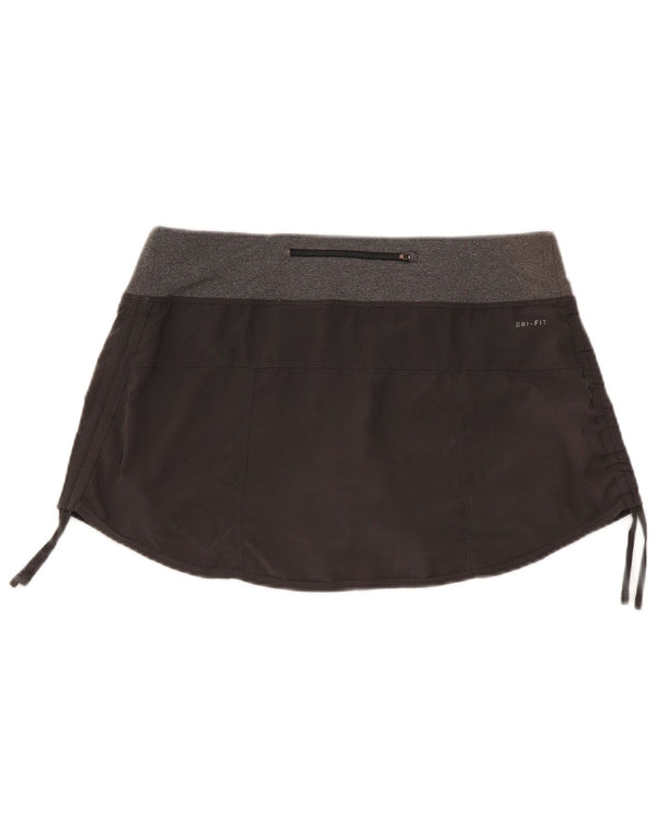Nike Damskie Sport Skort UK 14 Duży szary poliester z blokami kolorów