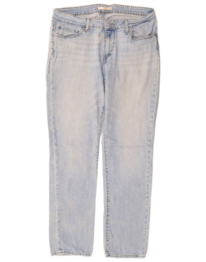 Damskie jeansy Levi's 712 Slim W32 L32 Niebieskie bawełniane