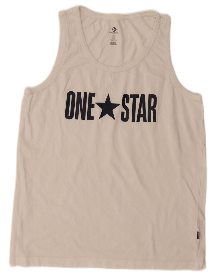 Damska kamizelka Converse Graphic Top UK 10 Small White