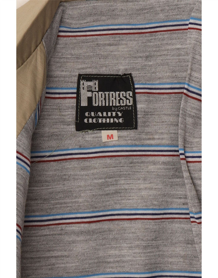 Męska kurtka bomberka VINTAGE UK 38 średni beż