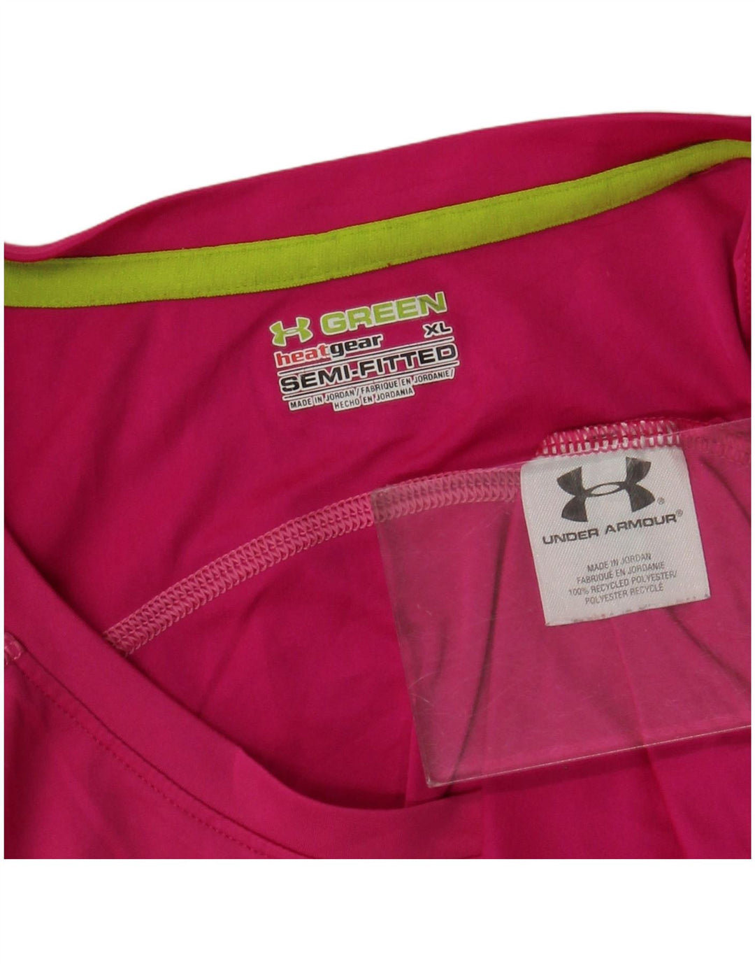 Damska kamizelka Under Armour Heat Gear Top UK 18 XL, różowy poliester