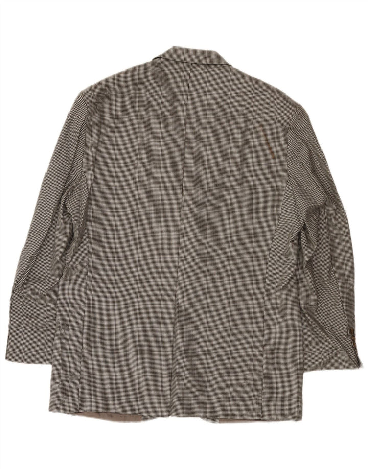 Męska marynarka zapinana na 2 guziki Ralph Lauren UK 42, duża, szara pepitka