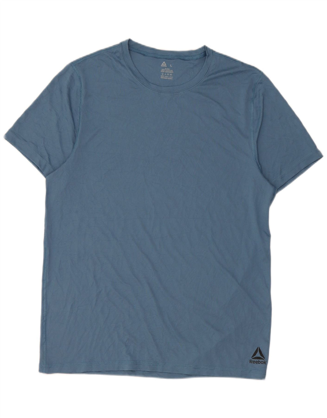 T-shirt męski Reebok, duży, niebieski, poliester