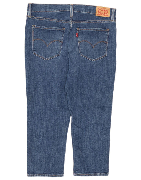 Damskie jeansy Levi's 311 Shaping Skinny Capri W30 L21 Niebieska bawełna