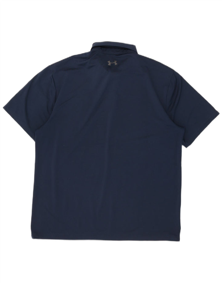 Męska koszulka polo Under Armour, duża, granatowa