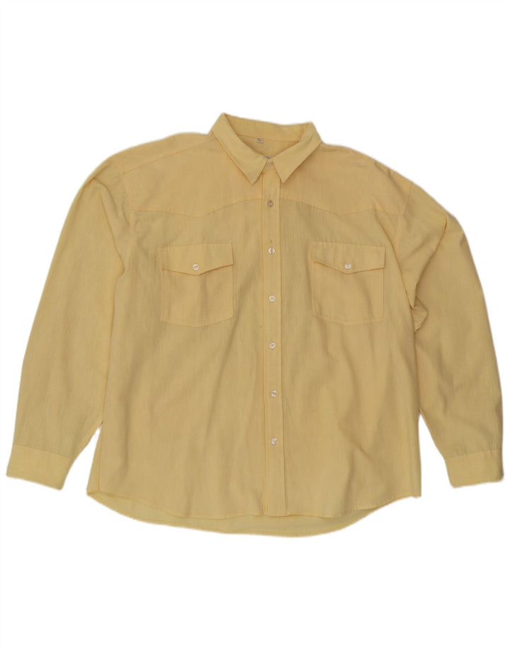 Koszula męska ARIZONA JEANS Rozmiar 45/46 XL Żółta, bawełniana