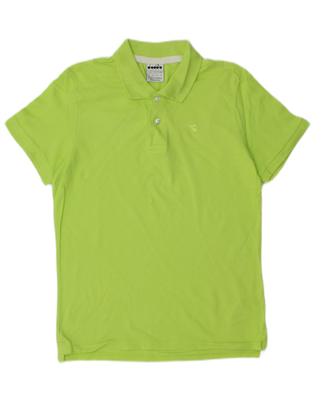 Męska koszulka polo DIADORA, mała, zielona, bawełniana