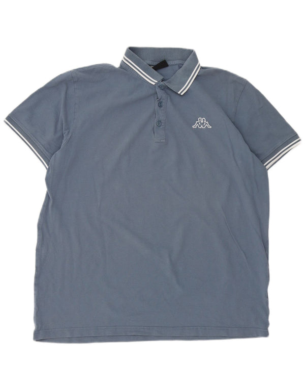 Męska koszulka polo Kappa 2XL niebieska
