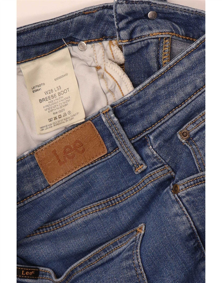 Damskie jeansy Lee Breese Bootcut W28 L29 Niebieskie, bawełniane