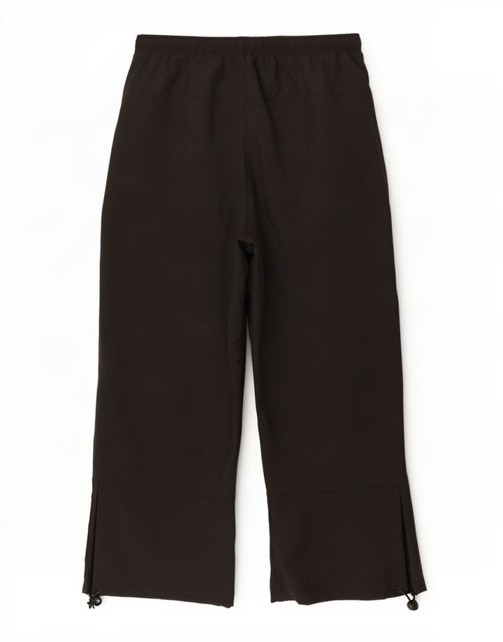 Damskie spodnie dresowe Nike Capri UK 8/10, małe, czarne, poliestrowe