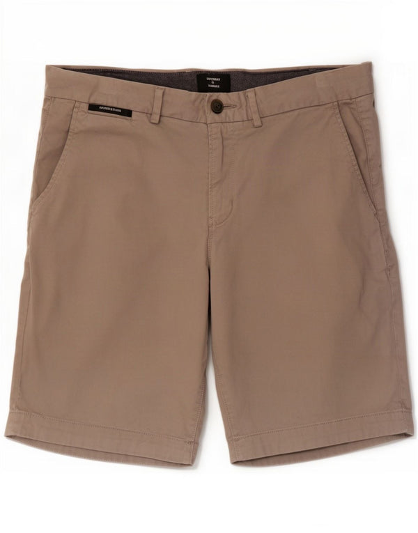 Męskie spodenki typu chino Regular Superdry W32 Średnioszara bawełna