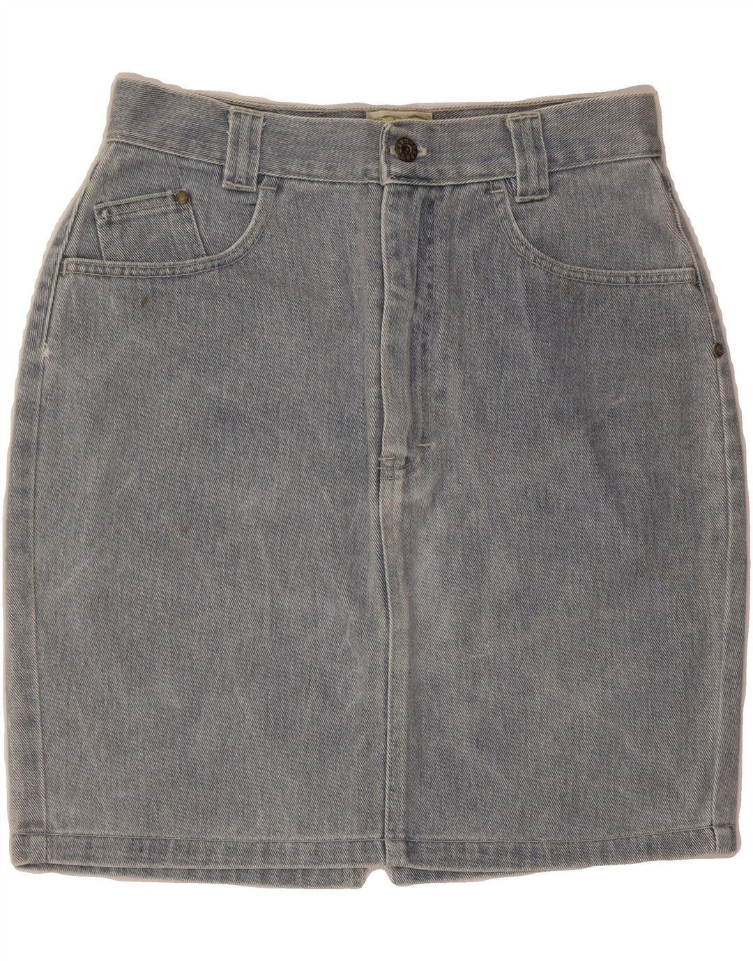 MASH Womens Denim Skirt W29 Medium Blue Cotton Vintage Mash and Second-Hand Mash from Messina Hembry 