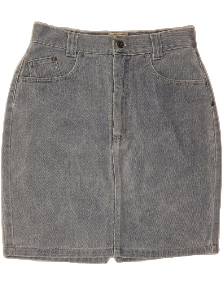 MASH Womens Denim Skirt W29 Medium Blue Cotton Vintage Mash and Second-Hand Mash from Messina Hembry 