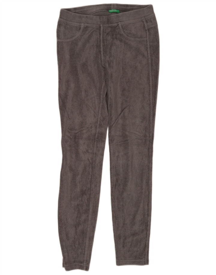 Legginsy damskie Benetton UK 10 małe, szare, bawełniane