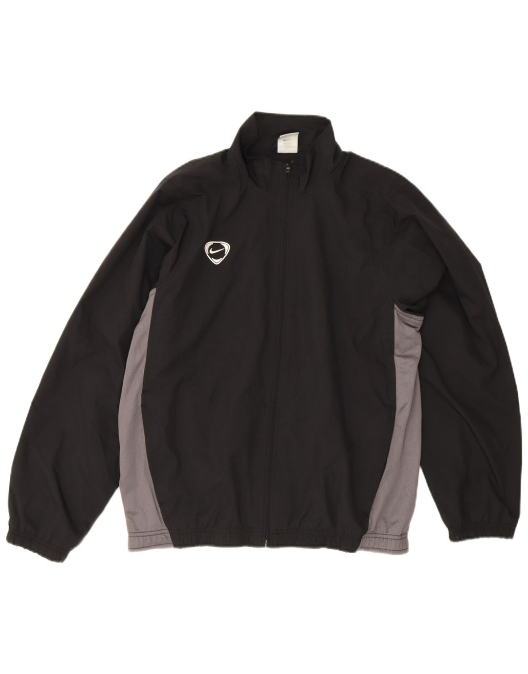 Męska kurtka dresowa Nike UK 39/41, średnia czarna, sportowa z blokami kolorów