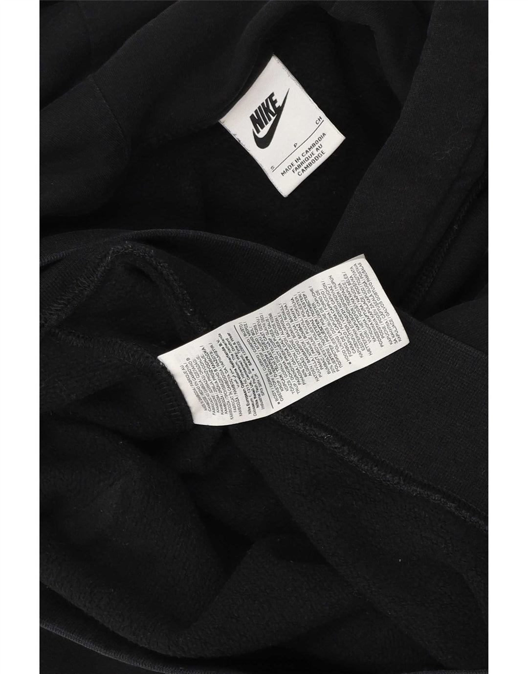 Męski sweter z kapturem Nike, mały, czarny, bawełniany