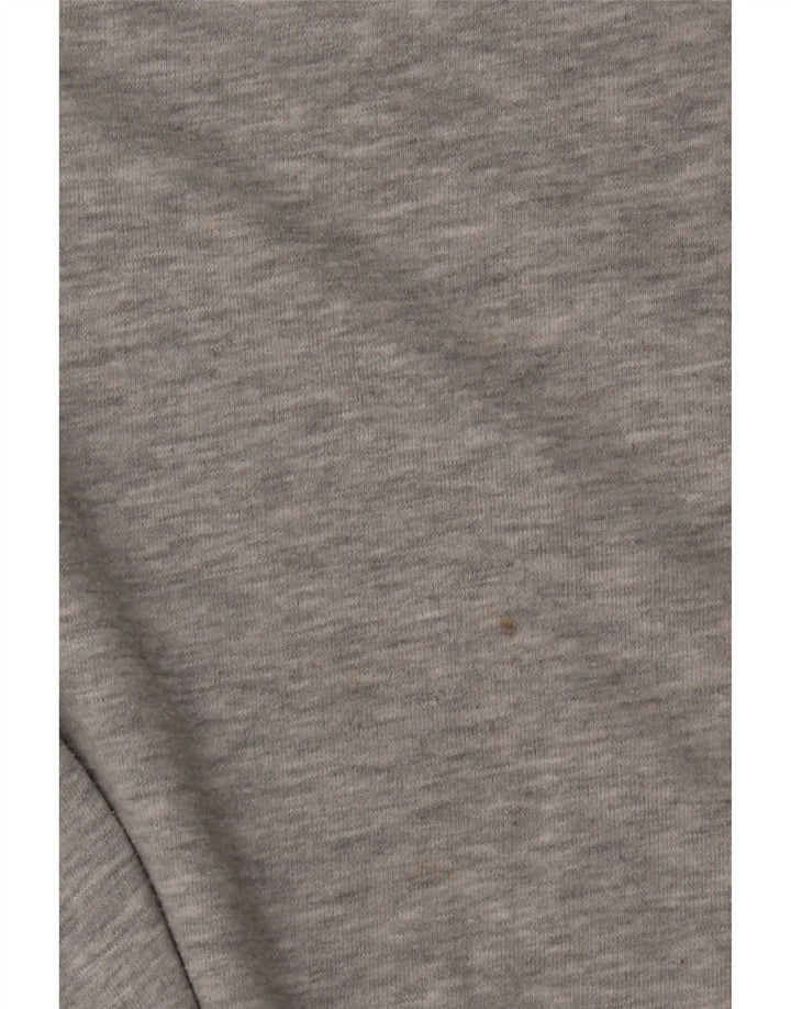 Damski sweter oversize Topshop UK 6 XS Szary, kwiatowy poliester