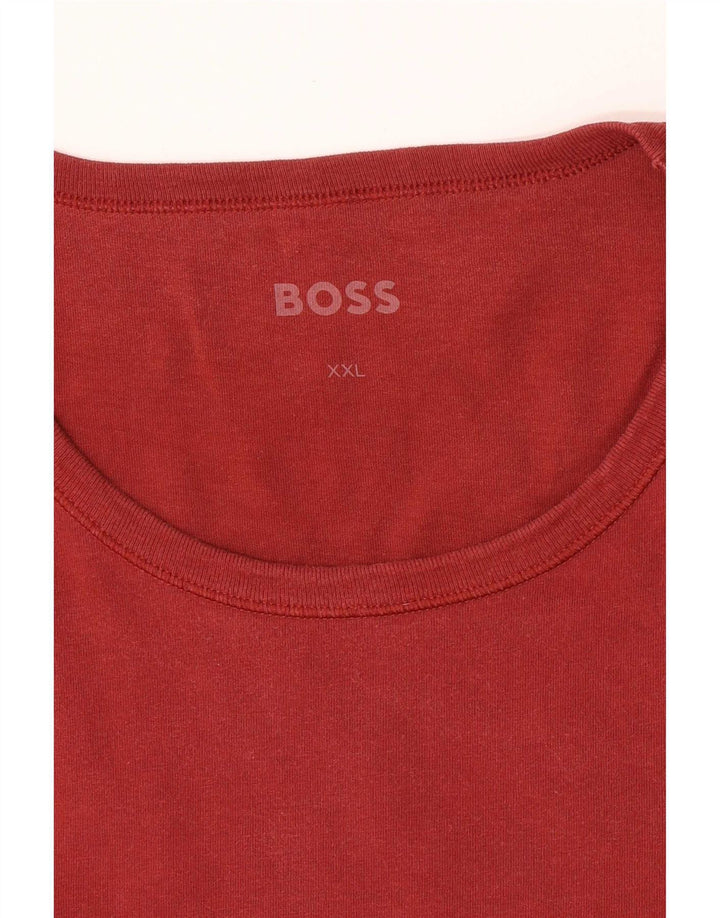 Koszulka męska Hugo Boss Top 2XL w kolorze bordowym