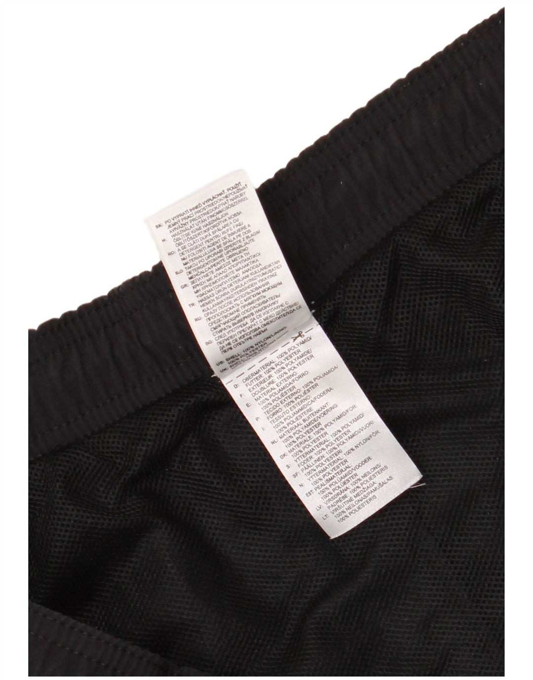 Męskie spodenki sportowe Adidas 2XL z czarnego nylonu