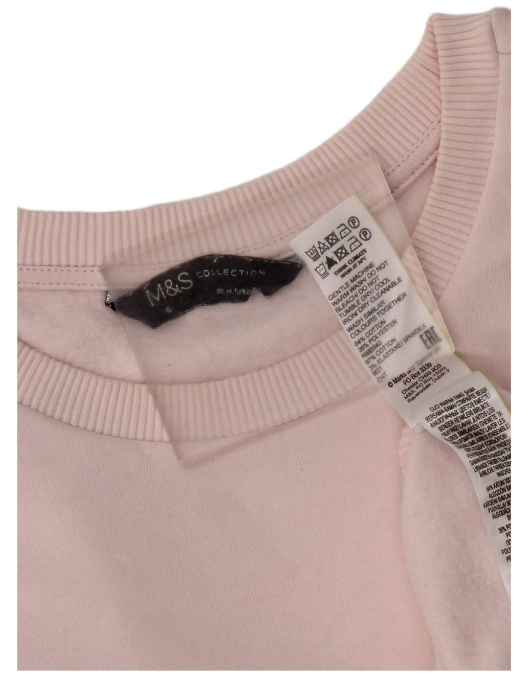 Damska bluza dresowa Marks & Spencer UK 16, duża, różowa, bawełniana