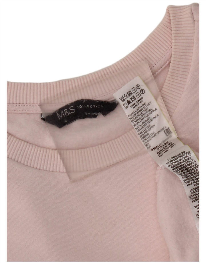 Damska bluza dresowa Marks & Spencer UK 16, duża, różowa, bawełniana