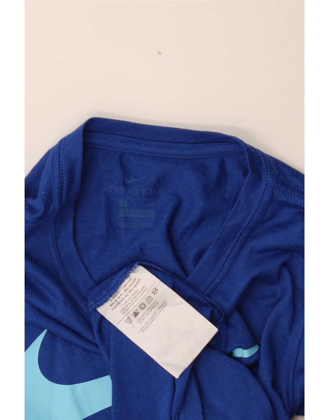 Chłopięcy T-shirt Nike Dri Fit z grafiką, 9-10 lat, niebieski poliester