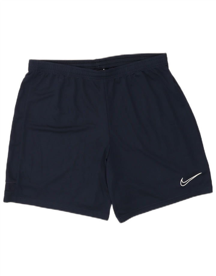 Męskie spodenki sportowe Nike Dri Fit XL, granatowe, poliestrowe