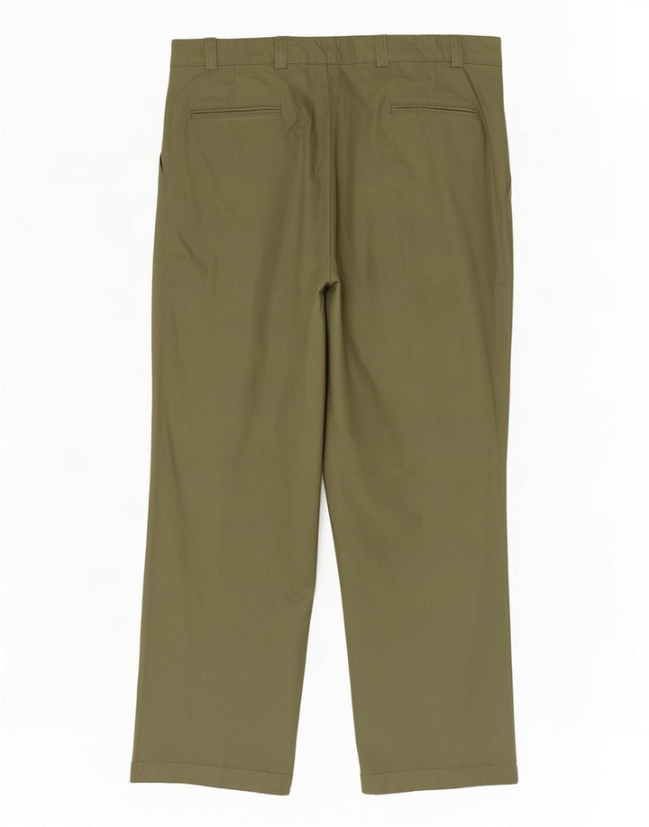 Męskie spodnie garniturowe Pierre Cardin W40 L31 Khaki