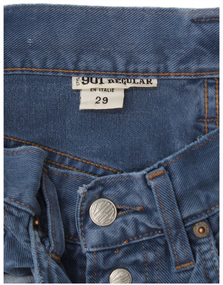 Męskie jeansy Replay 901 o regularnym kroju W29 L29, niebieska bawełna