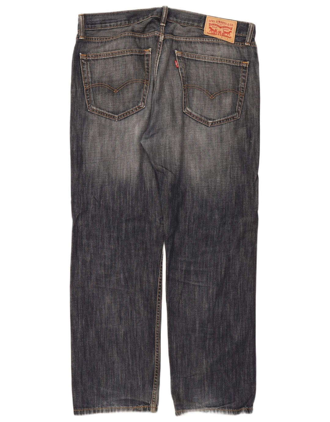 Męskie jeansy Levi's 505 Straight W36 L30 Niebieskie bawełniane