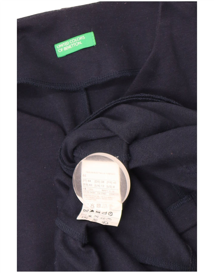 Damska marynarka Benetton zapinana na 1 guzik, UK 12, średni granat