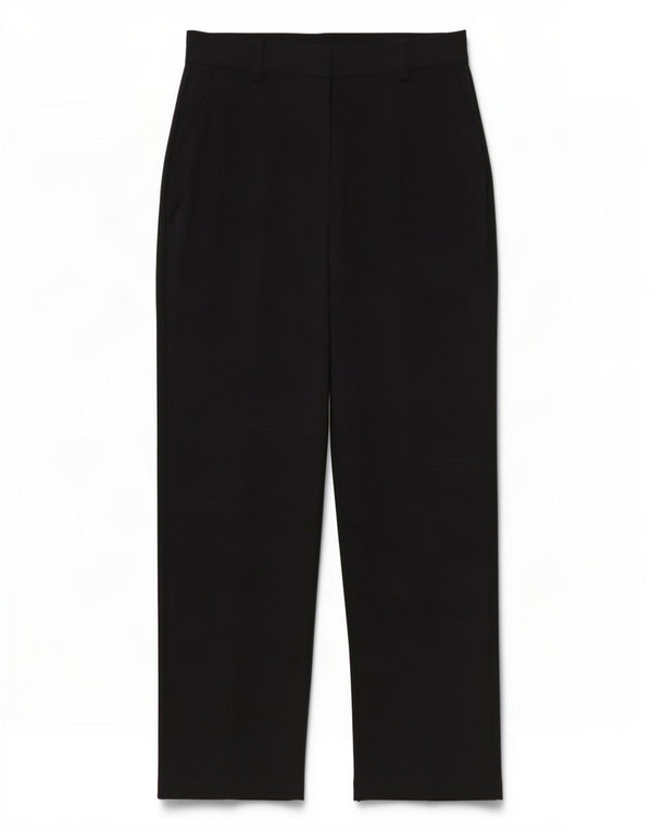 Marks & Spencer Damskie proste spodnie garniturowe UK 14 duże W34 L29 czarne