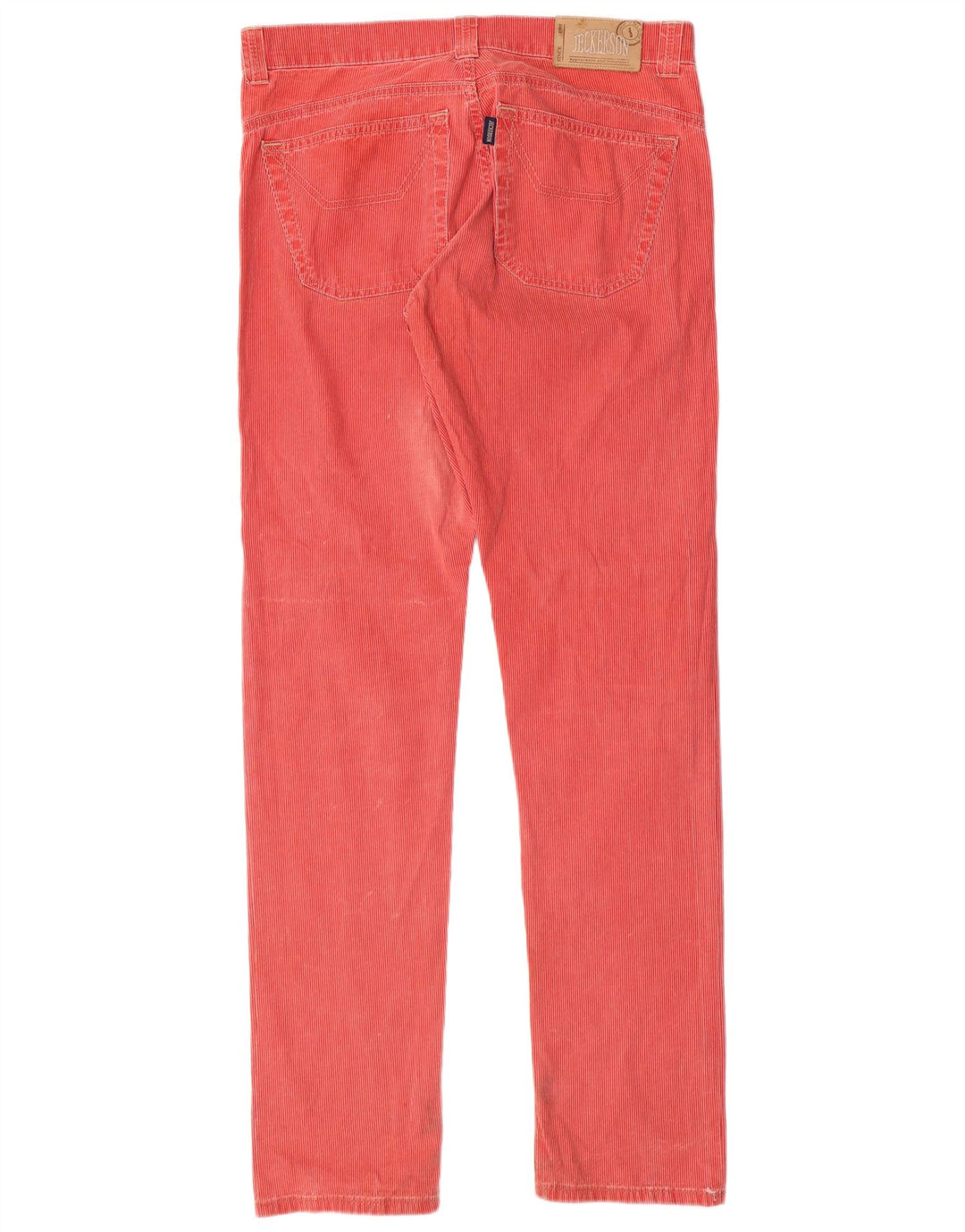 Proste sztruksowe spodnie JECKERSON W32 L33 czerwone