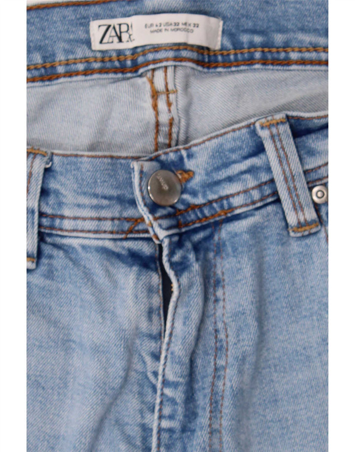 Męskie jeansy Zara Slim EU 42 Large W32 L29 Niebieskie