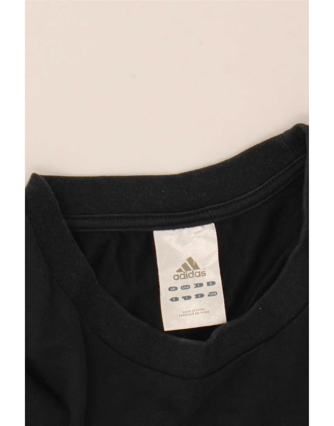 Męska koszulka graficzna Adidas z długim rękawem, średnia, granatowa