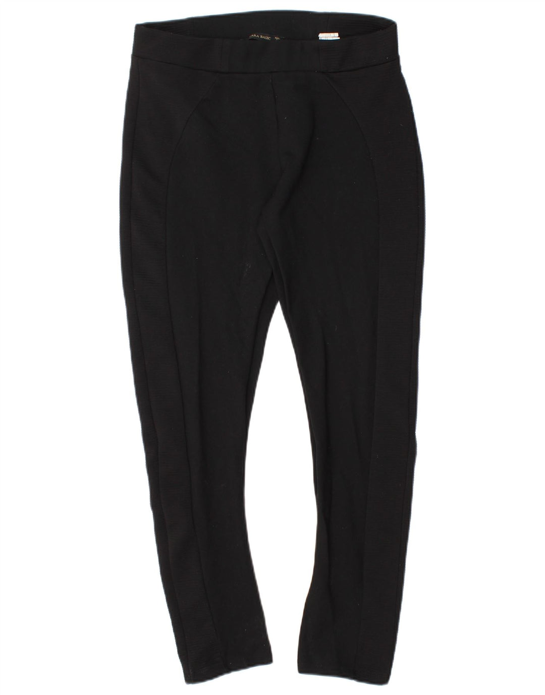 Legginsy damskie Zara UK 14, duże, czarne, wiskozowe