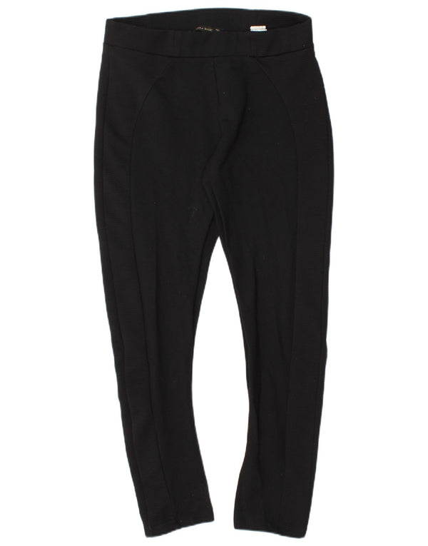 Legginsy damskie Zara UK 14, duże, czarne, wiskozowe