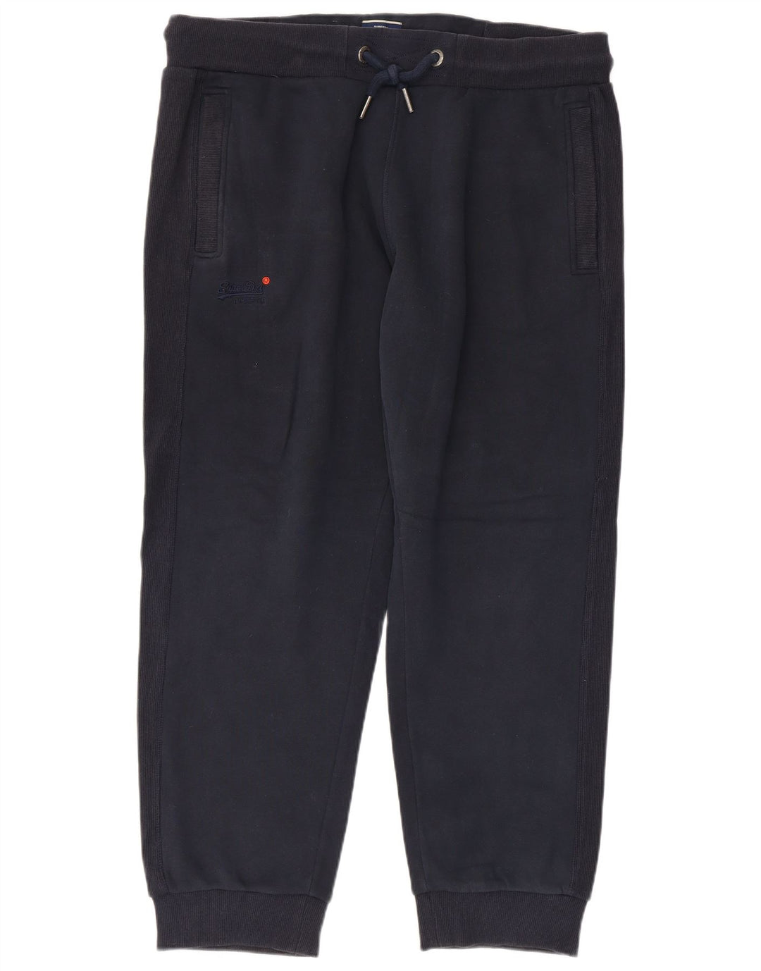 Męskie spodnie dresowe Superdry Joggers 2XL Granatowa, bawełniana