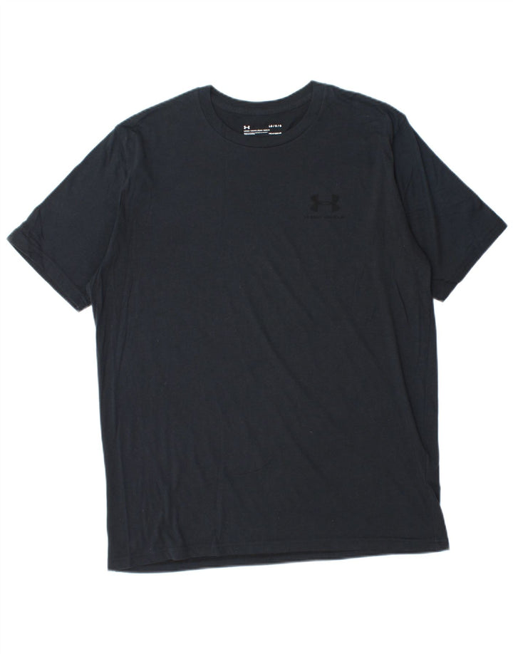 Męski T-shirt UNDER ARMOUR Heat Gear, duży, czarny, bawełniany
