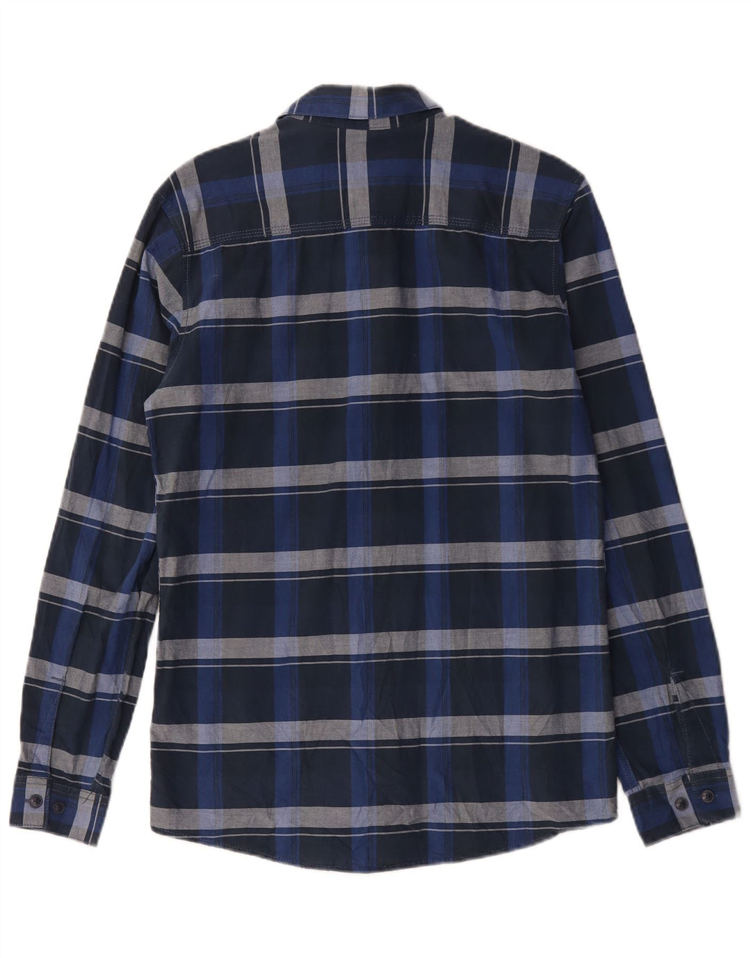 Koszula męska Jack & Jones, mała, bawełniana w granatową kratkę