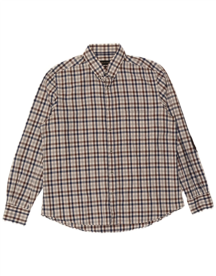 Koszula męska Massimo Dutti XL w wielobarwną kratkę